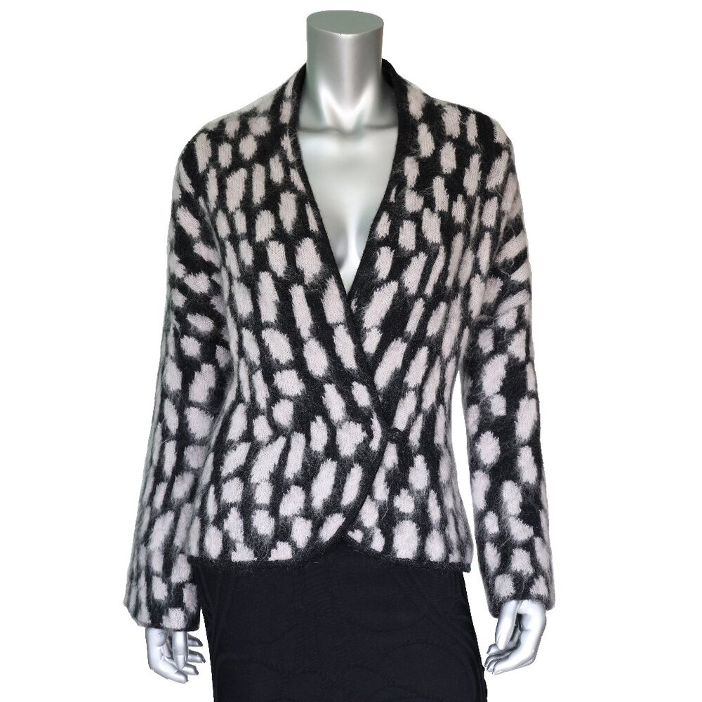 ARMANI COLLEZIONI BY GIORGIO ARMANI CARDIGAN MOHAIR WOOL CASHMERE SWEATER 38 2